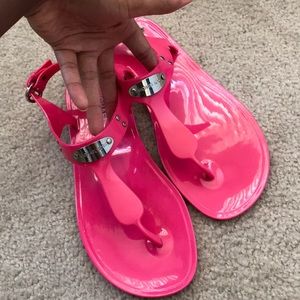 Pink Micheal Kors Sandles